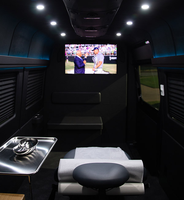 Snip Trip Mobile Clinic Interior